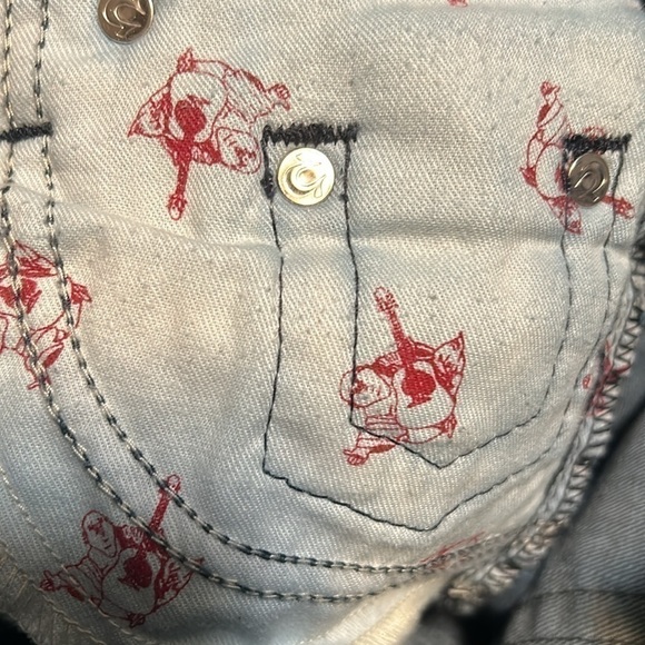 True Religion Tori Bead Embellished Jeans Dark Wash Jeans Womens Size 24 - Picture 15 of 16